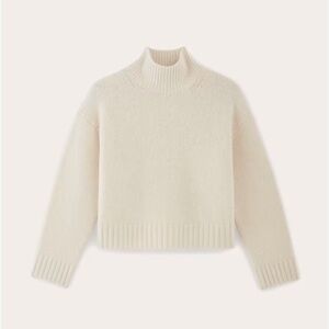 Everlane Cream Turtleneck Sweater